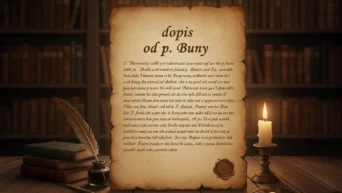 Otevřený dopis od p. Buny